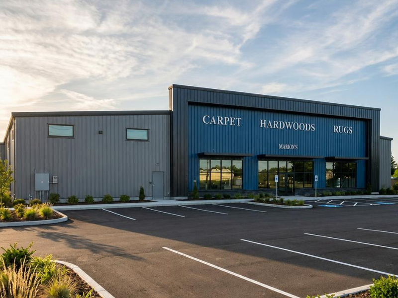 Marions new flooring store in ridgefield washington storefront