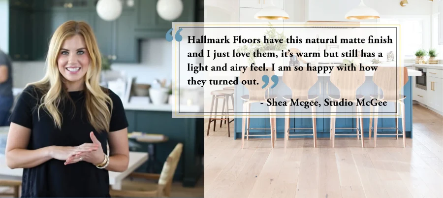 Shea McGee Interior Design Testimonial for Hallmark Floors