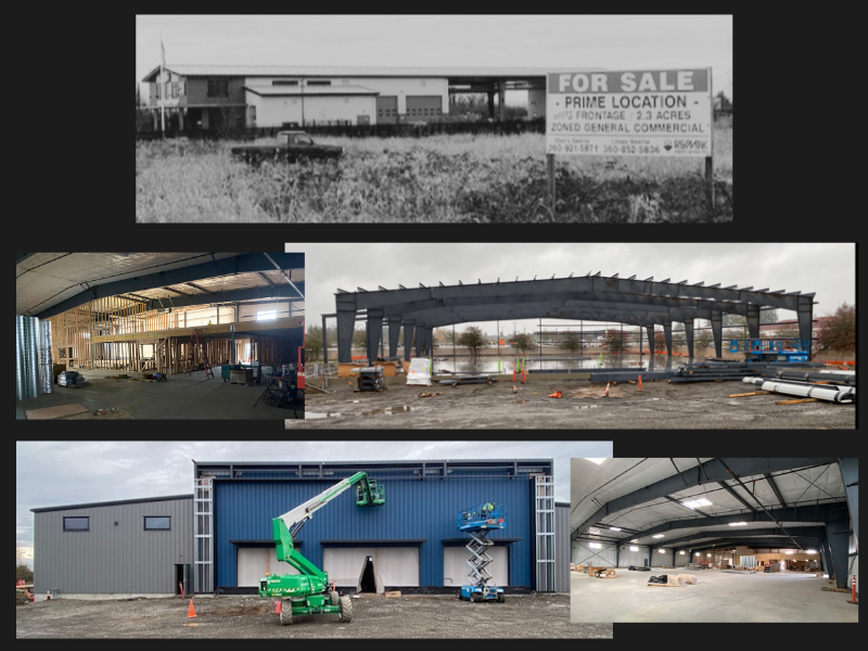 construction photos of marion's flooring ridgefield location