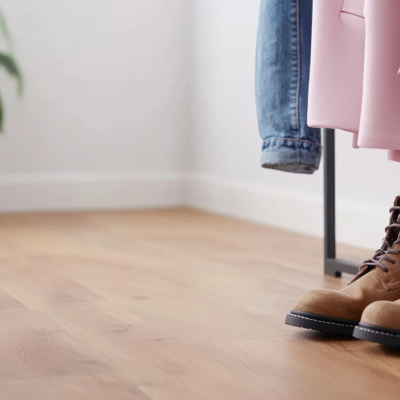 Laminate flooring in a home entry