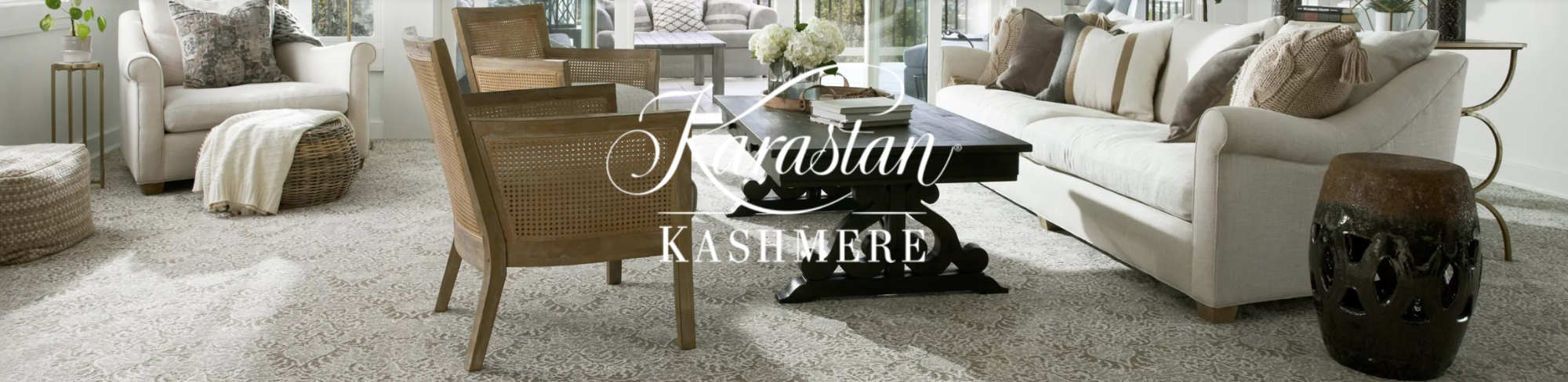 Karastan Kashmere Patterned Carpet in a beautiful home