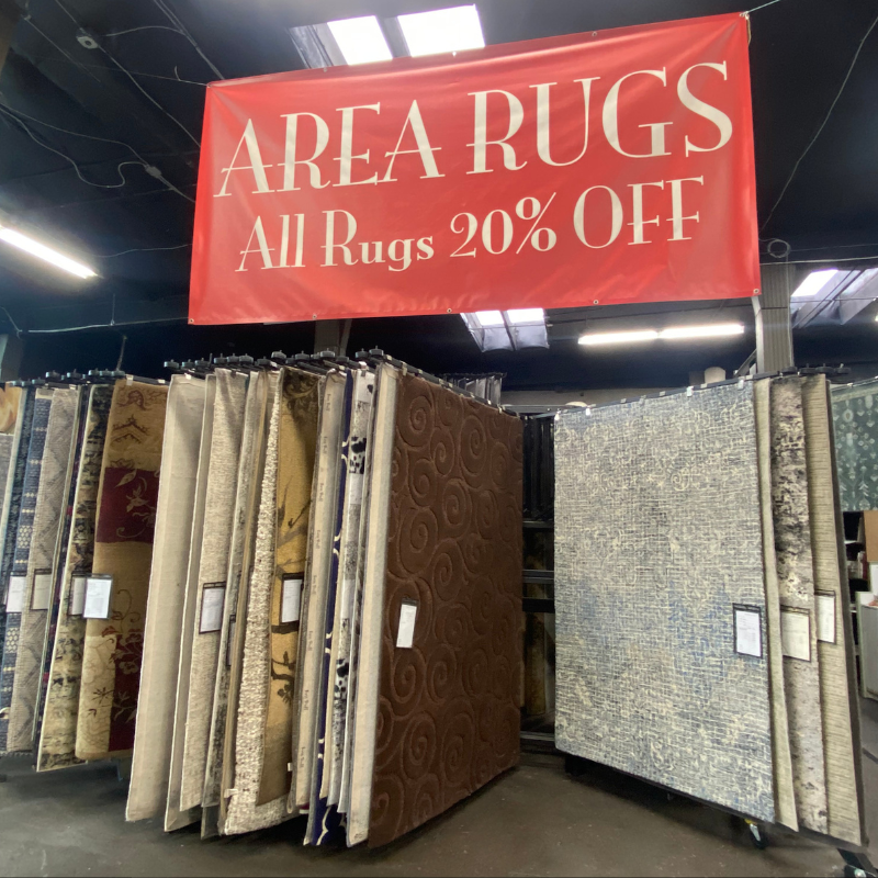 Carpets and rugs in Marion's Portland OR showroom