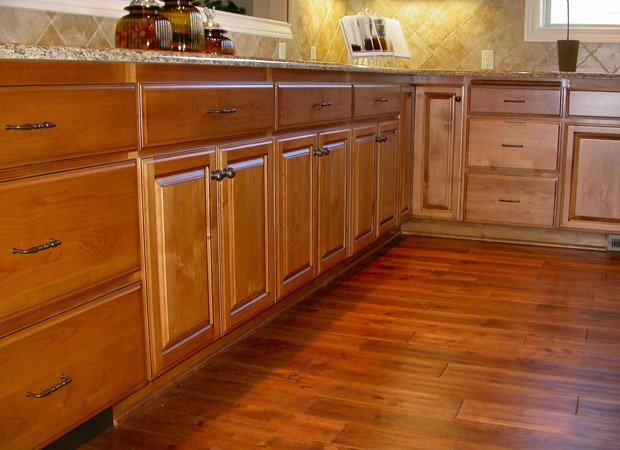 Hardwood flooring installation from Marion's Carpet & Flooring Warehouse in Portland, OR