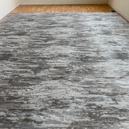 Custom area rug binding and flooring install Tualatin Oregon