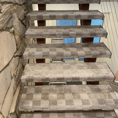 Stair carpeting projects in Portland OR