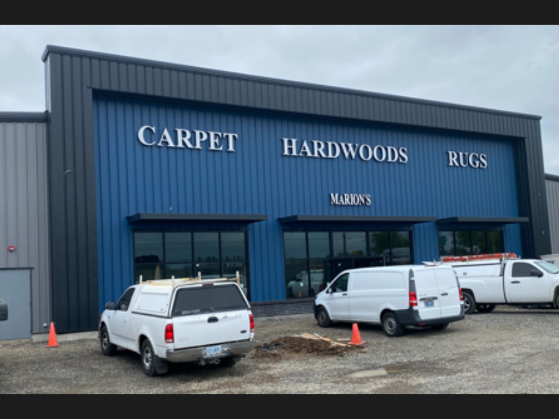 Marions new flooring store in ridgefield washington storefront