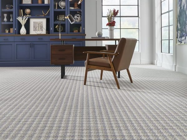 Masland Carpet flooring in a classy home office